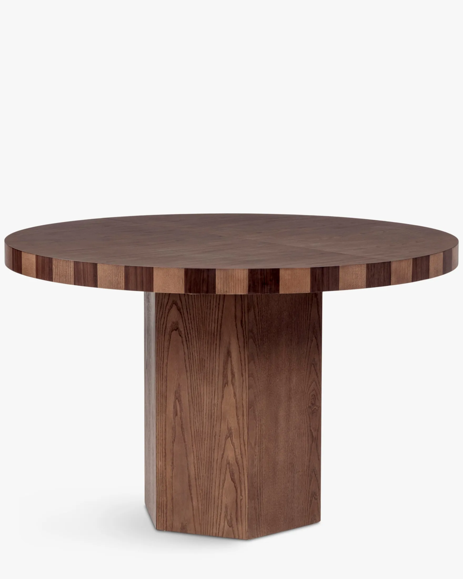 Tables à manger, pour 4-6 personnes, Bois teinte noyer, L120-165 Modanata