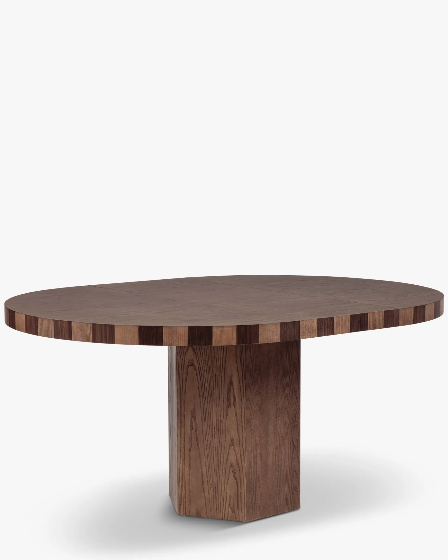 Tables à manger, pour 4-6 personnes, Bois teinte noyer, L120-165 Modanata
