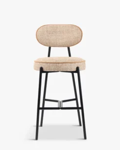 Tabouret de bar, Jaune moucheté, H71 Milo
