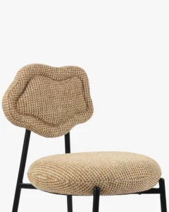 Tabouret de bar, Tweed jaune miami, H71 Arty