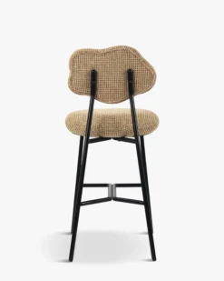 Tabouret de bar, Tweed jaune miami, H71 Arty