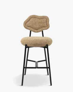 Tabouret de bar, Tweed jaune miami, H71 Arty