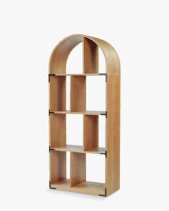 Étagère & bibliothèque, Bois de frêne blond, H190 Billie