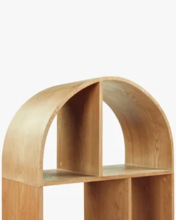 Étagère & bibliothèque, Bois de frêne blond, H190 Billie