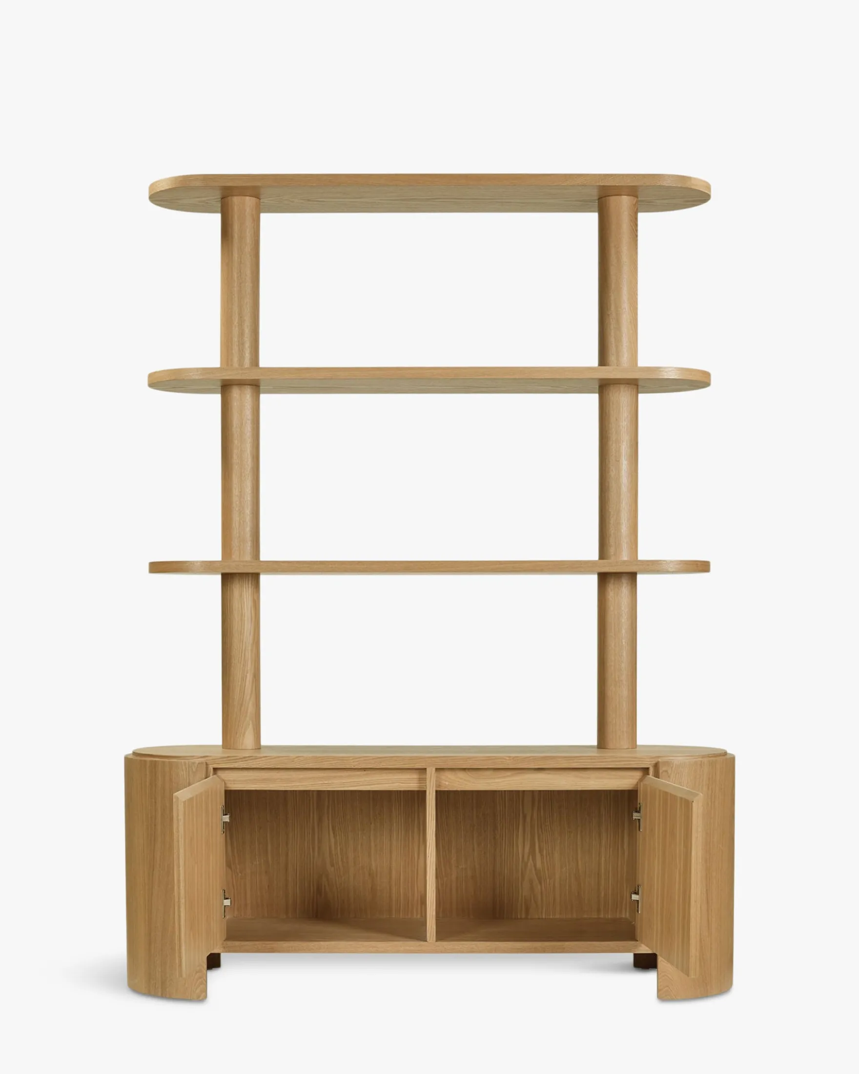 Étagère & bibliothèque, Bois de frêne blond, H180 Elipse