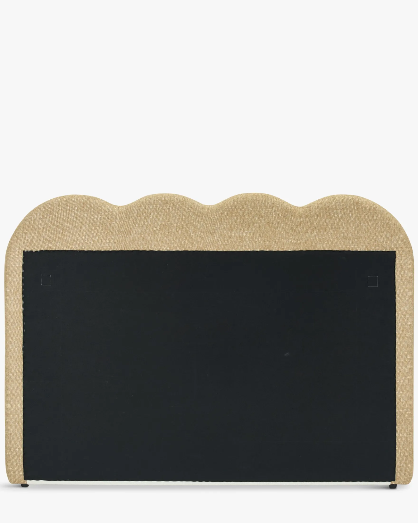 Tête de lit, Bouclette blanc nature & Beige avoine, L185 Oceano