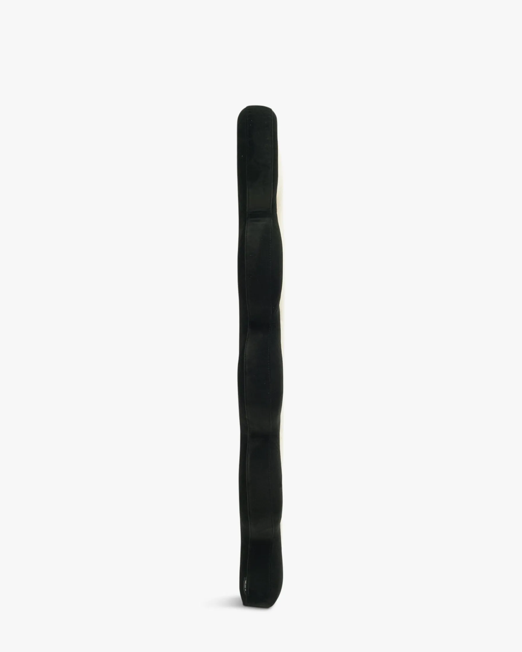 Tête de lit, Ecru peluche & velours noir, L260 Aria