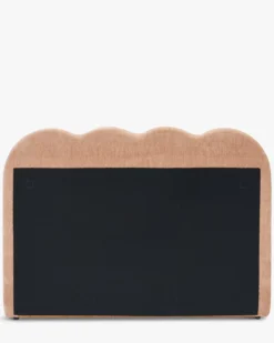 Tête de lit, Marron peluche & Rose peluche, L185 Oceano